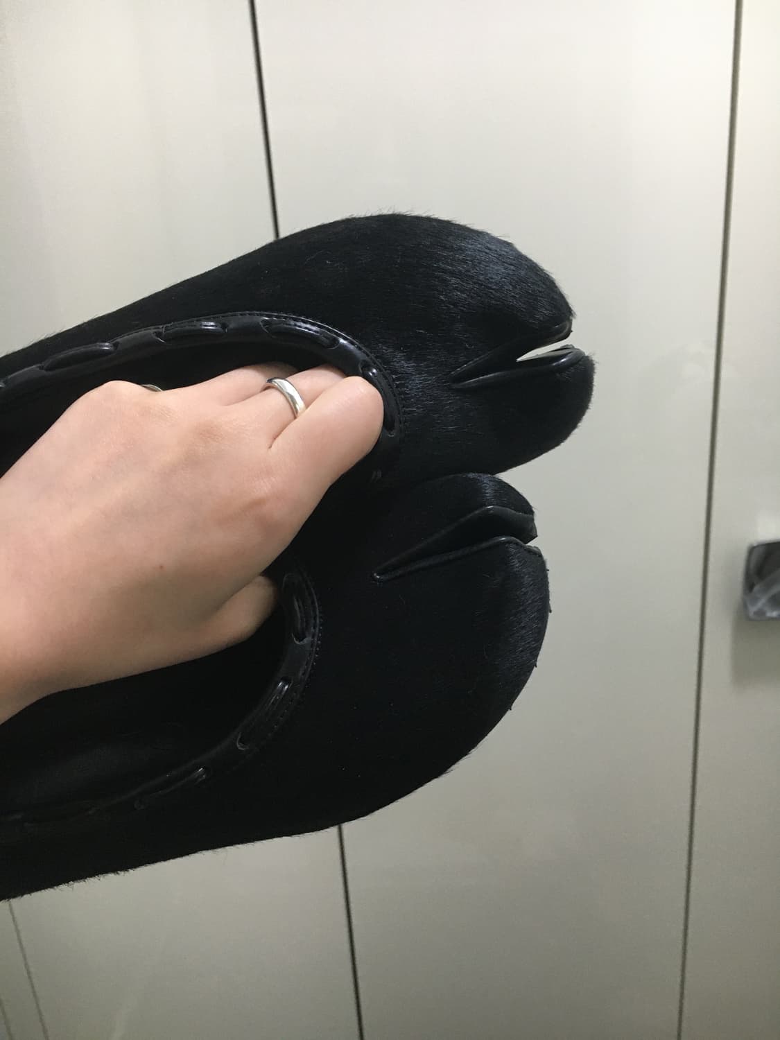 paes 페이즈 calf hair 플랫슈즈 상품이미지7