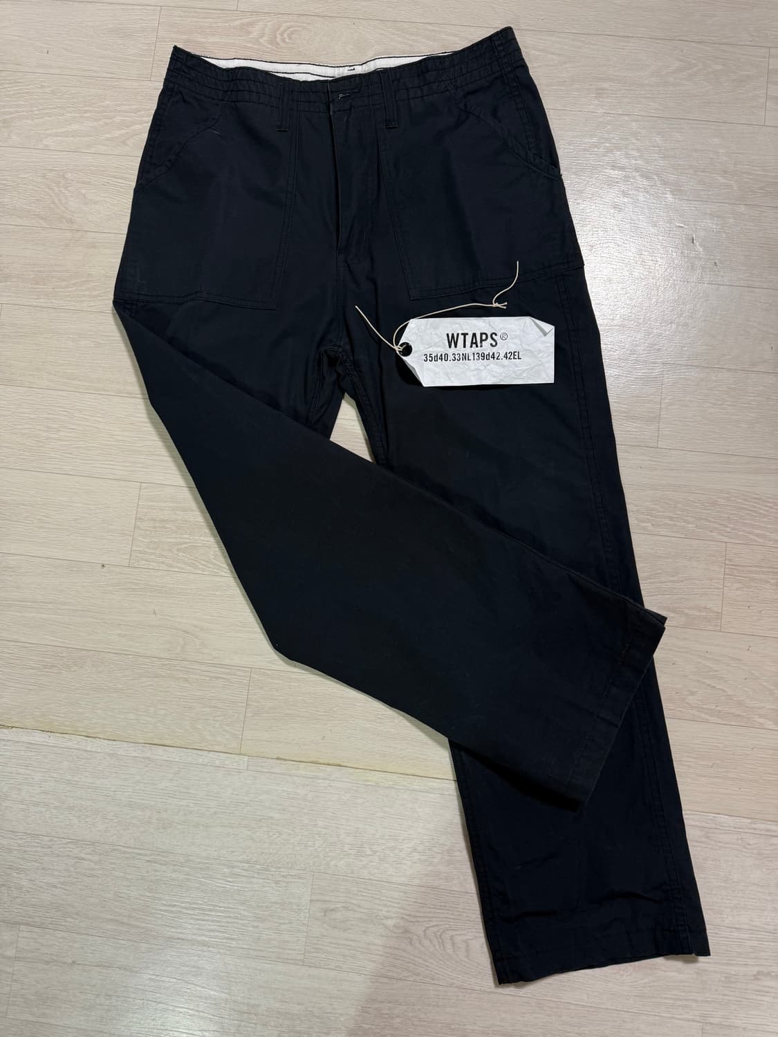 WTAPS 더블탭스 정글 스톡 트라우저 블랙 상품이미지1