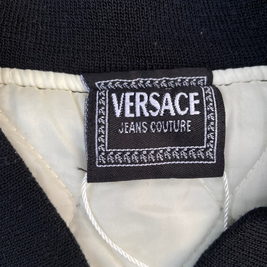 90s 베르사체 메두사 스펠아웃 대장급 바시티 자켓 올드스쿨 점퍼 XL 상품이미지8
