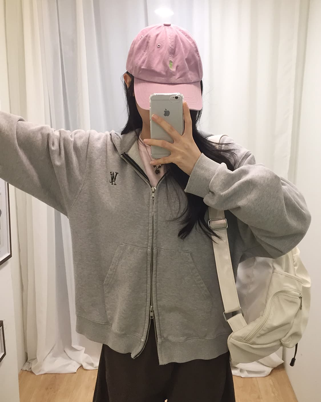 Women's Wooalong Hoodie Zip-up 105 상품이미지3