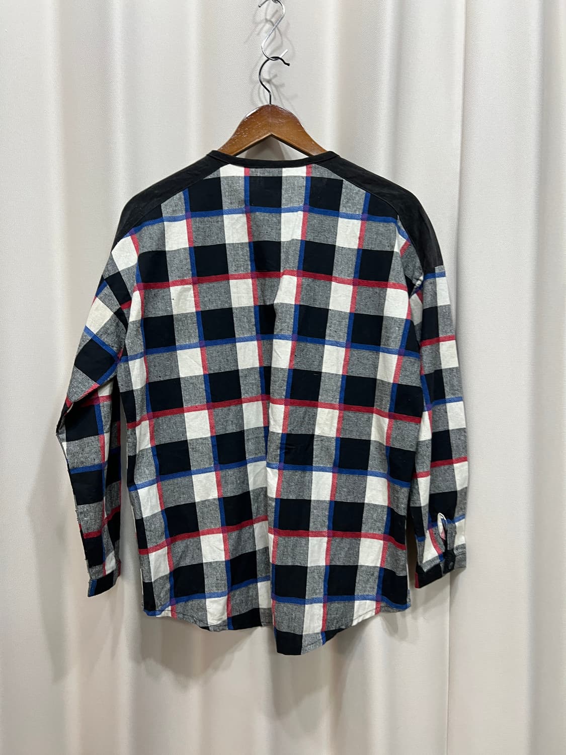 빈티지 카라리스 투포켓 체크 셔츠  상품이미지4