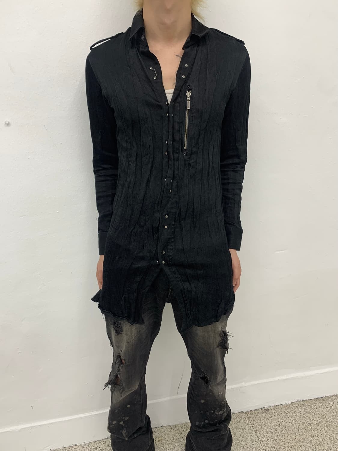 Tornado Mart satin waxed wrinkled archiv 상품이미지7