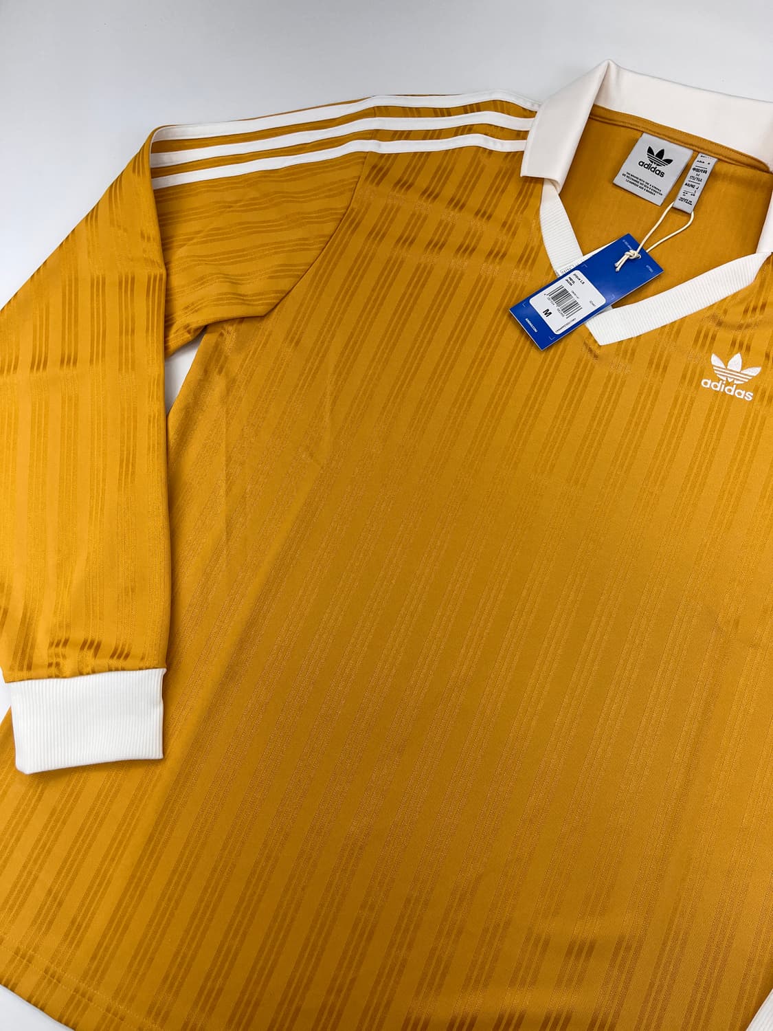 아디다스 아디컬러 피케 풋볼 롱슬리브 티셔츠 프리러브 옐로우 상품이미지6