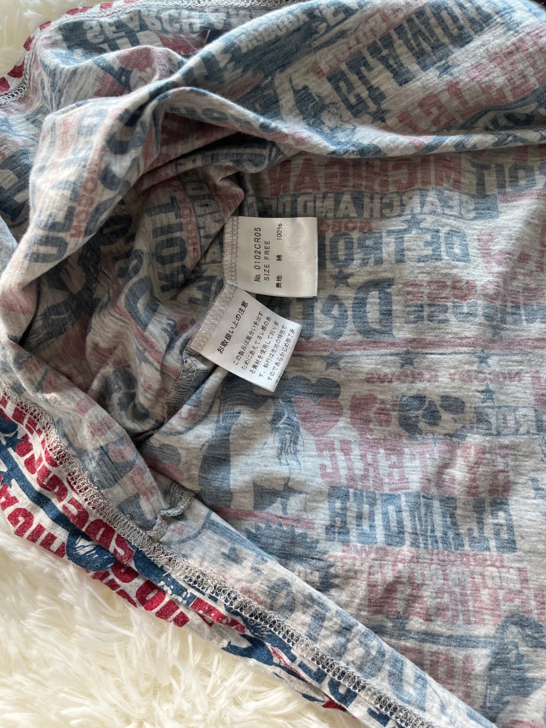 히스테릭 글래머 디트로이드 올오버 로고 그래픽 백스트링 셔링 원피스 상품이미지4