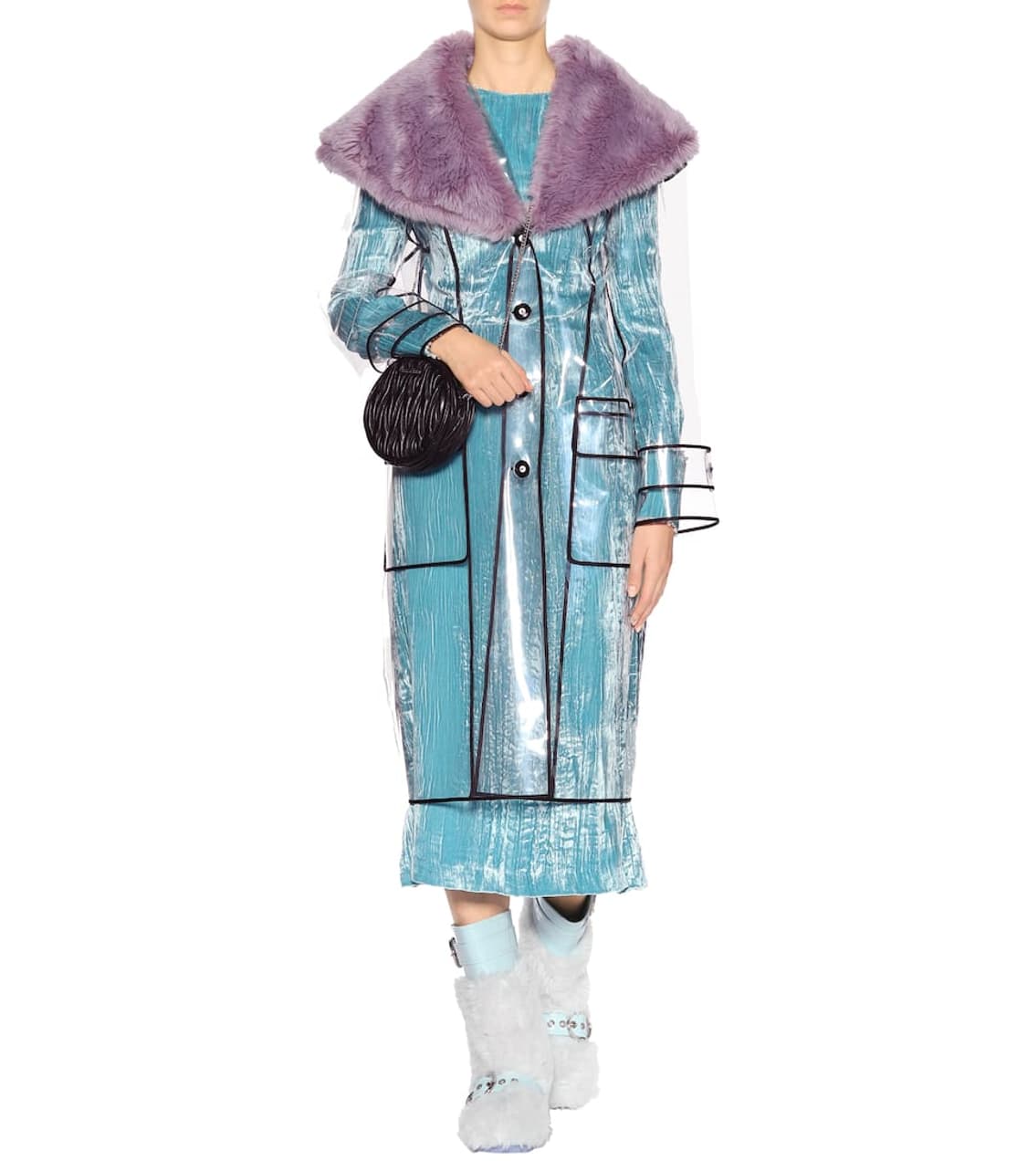 [감정서O] 미우미우 폭스퍼 페이던트 레더 부츠 상품이미지3