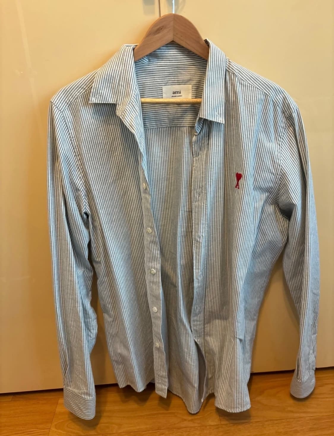 아미 스몰하트 스트라이프 옥스포드 셔츠 상품이미지2