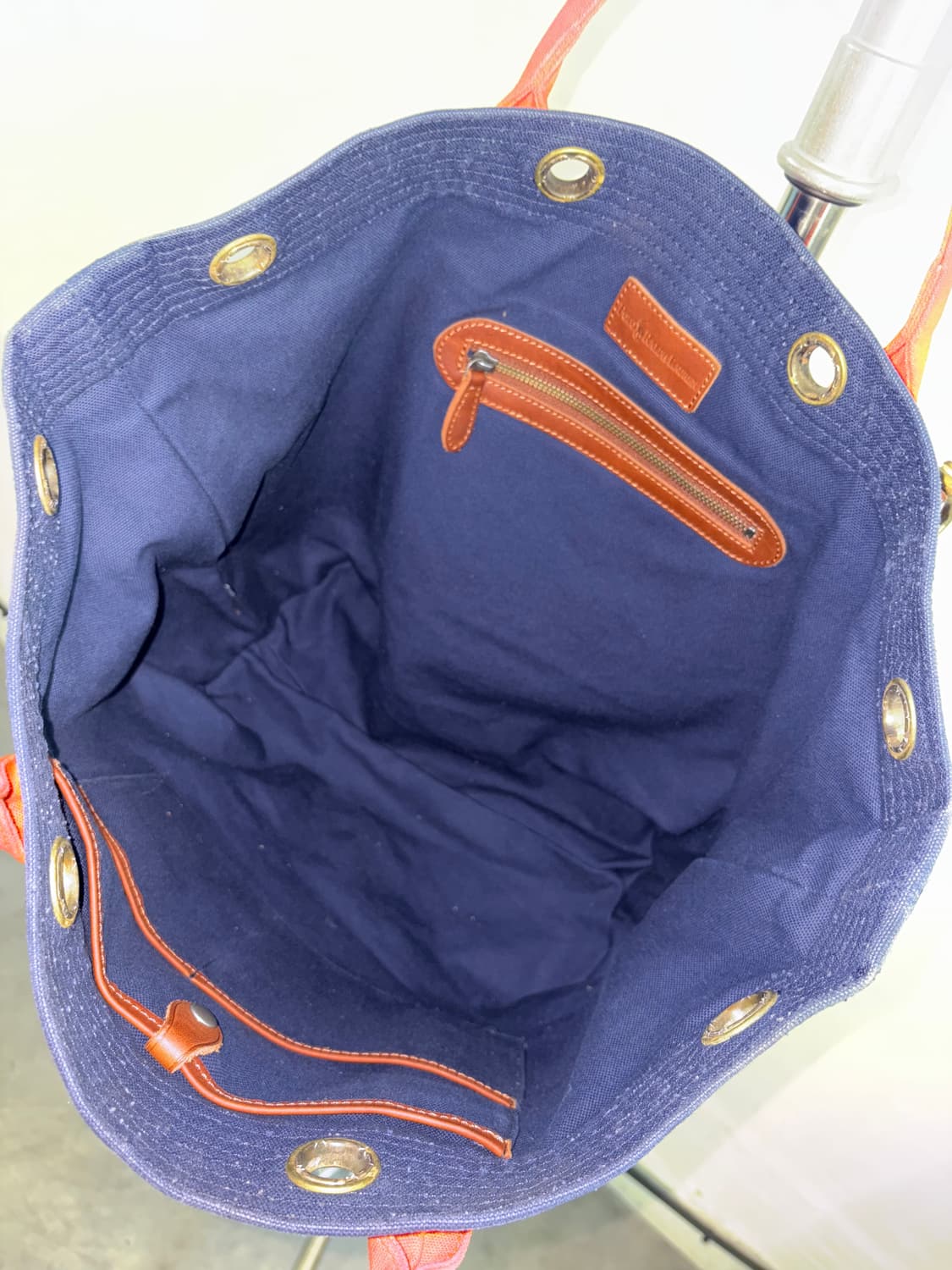 Polo Ralph Lauren 폴로 랄프로렌 버클 레더 캔버스 백 상품이미지8