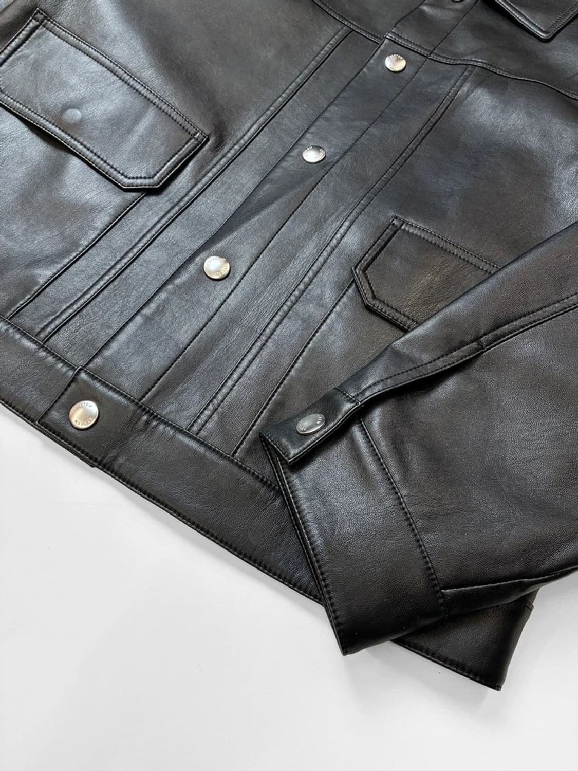 시스템 옴므 21FW 페이크 래더 가죽 자켓 PN5208 상품이미지3