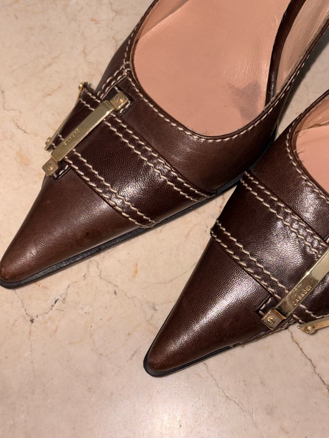 Casadel brown high heels 상품이미지9