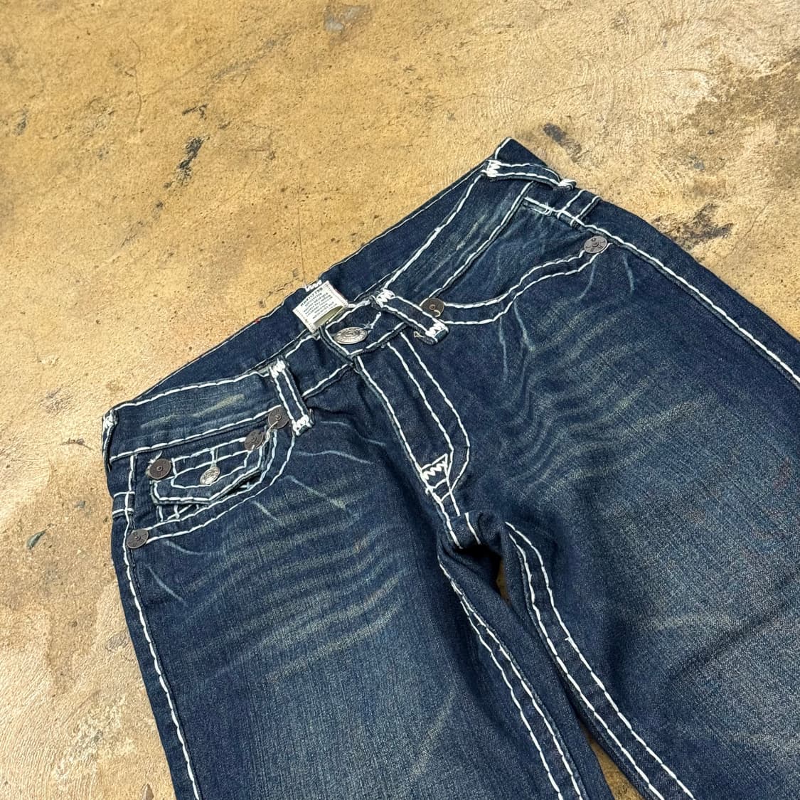 [정품/30] 트루릴리젼 스티치 데님 청바지 b14 상품이미지1