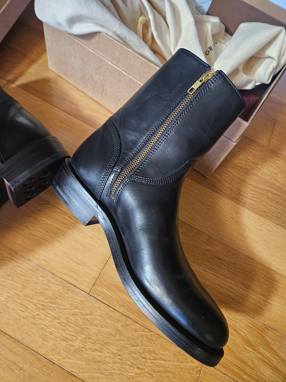 Grant stone Elias Side-Zip Black Chromex 상품이미지3