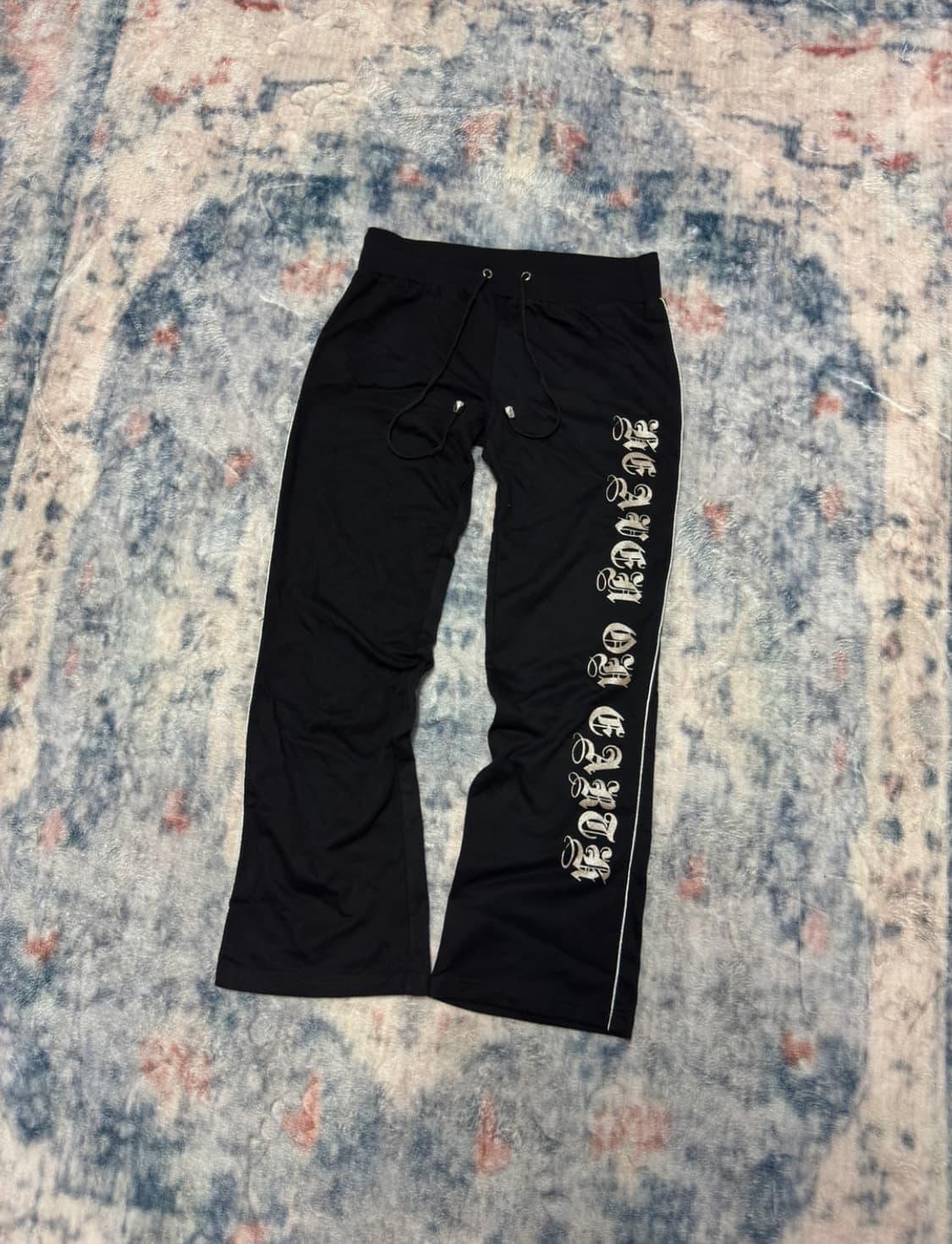 Pendora y 2k glitter flare sweat pants 상품이미지2