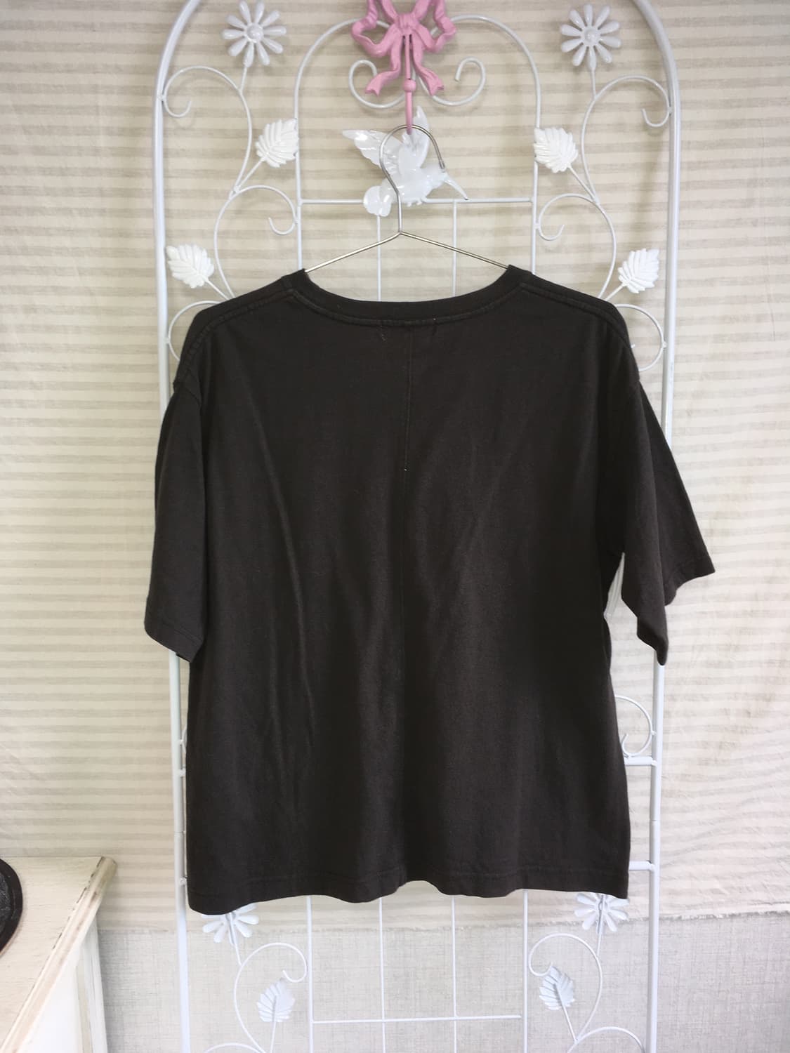 빈티지 차콜 레터링 반팔티 y2k 스트릿 갸루 펑키454  상품이미지2