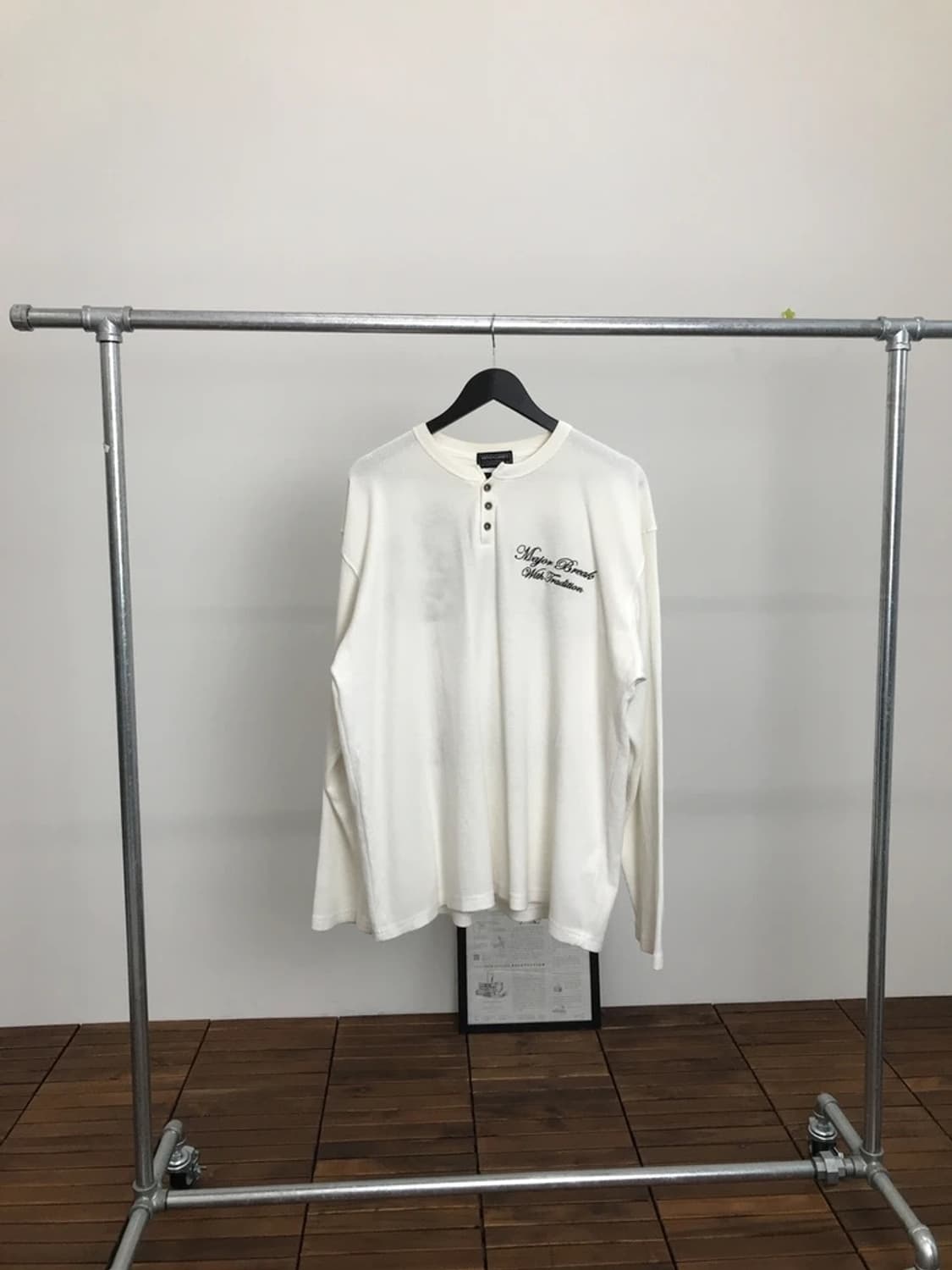 Mindgames Waffle Henley Long Sleeve 상품이미지3