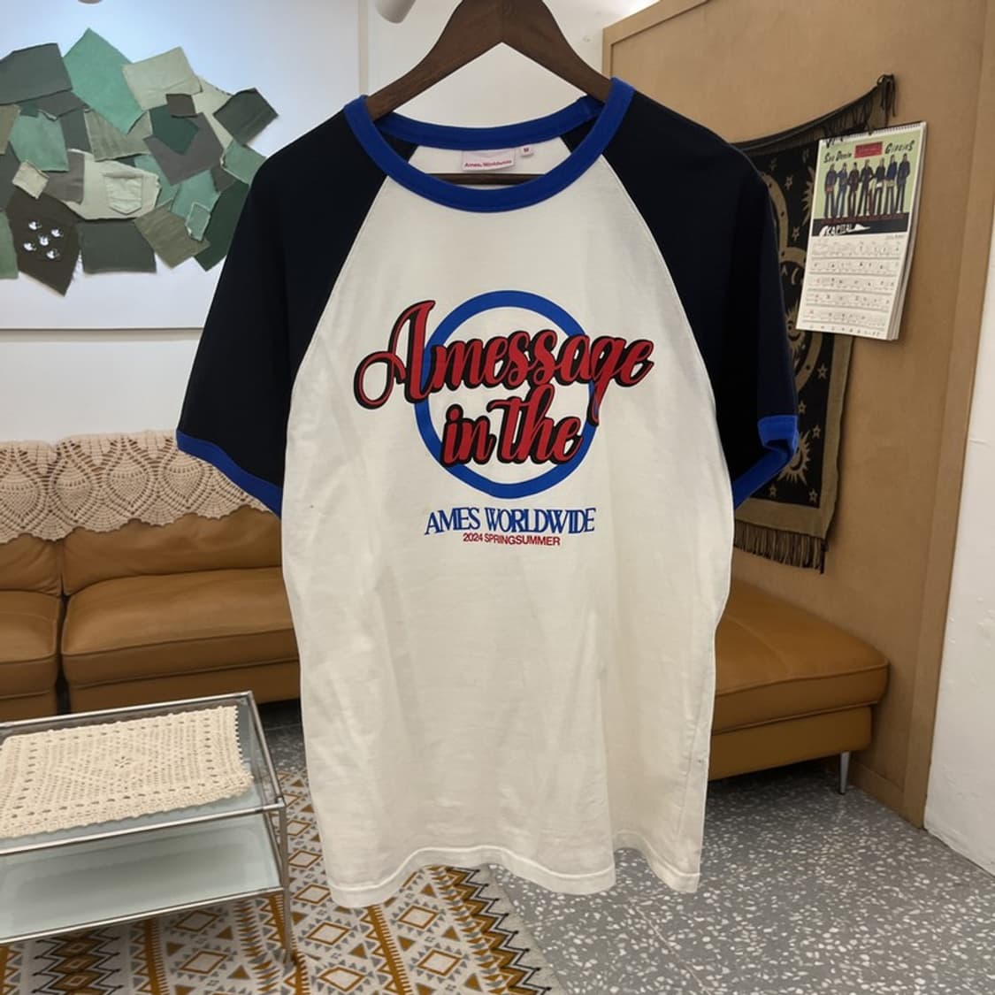 아메스 월드와이드 스트릿 키치 나그랑 반팔티 M C10907 상품이미지3