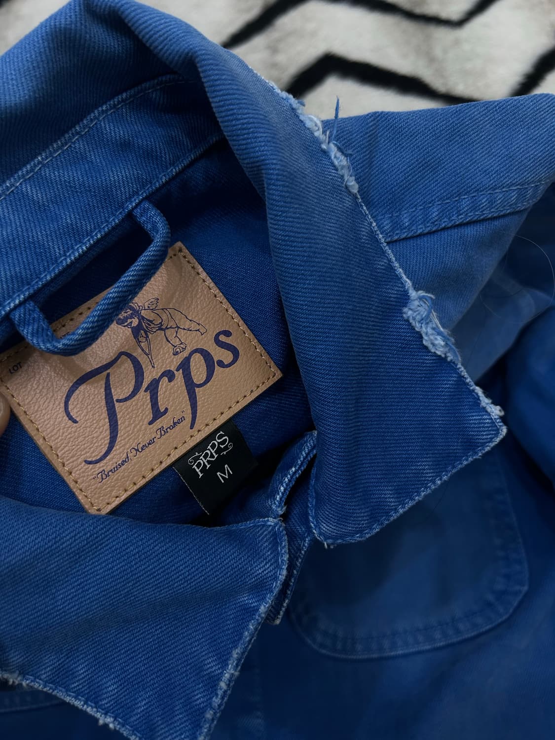 [M]PRPS 프렌치 데님 워크자켓/블루 상품이미지3