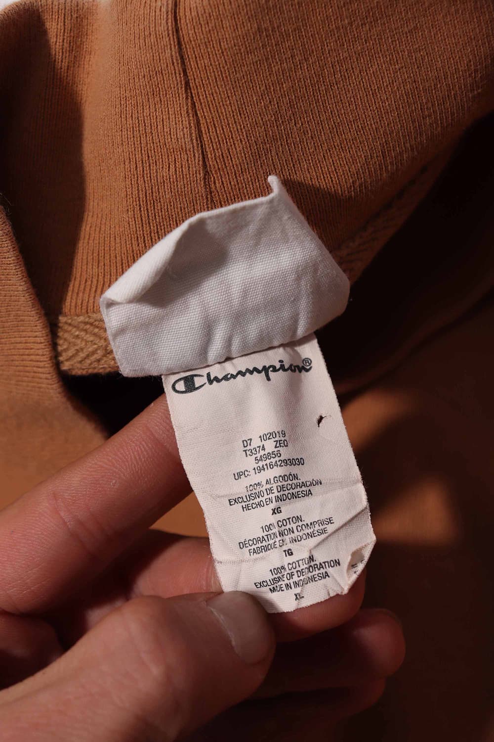 CHAMPION 하프넥 롱슬리브 size XL 상품이미지5