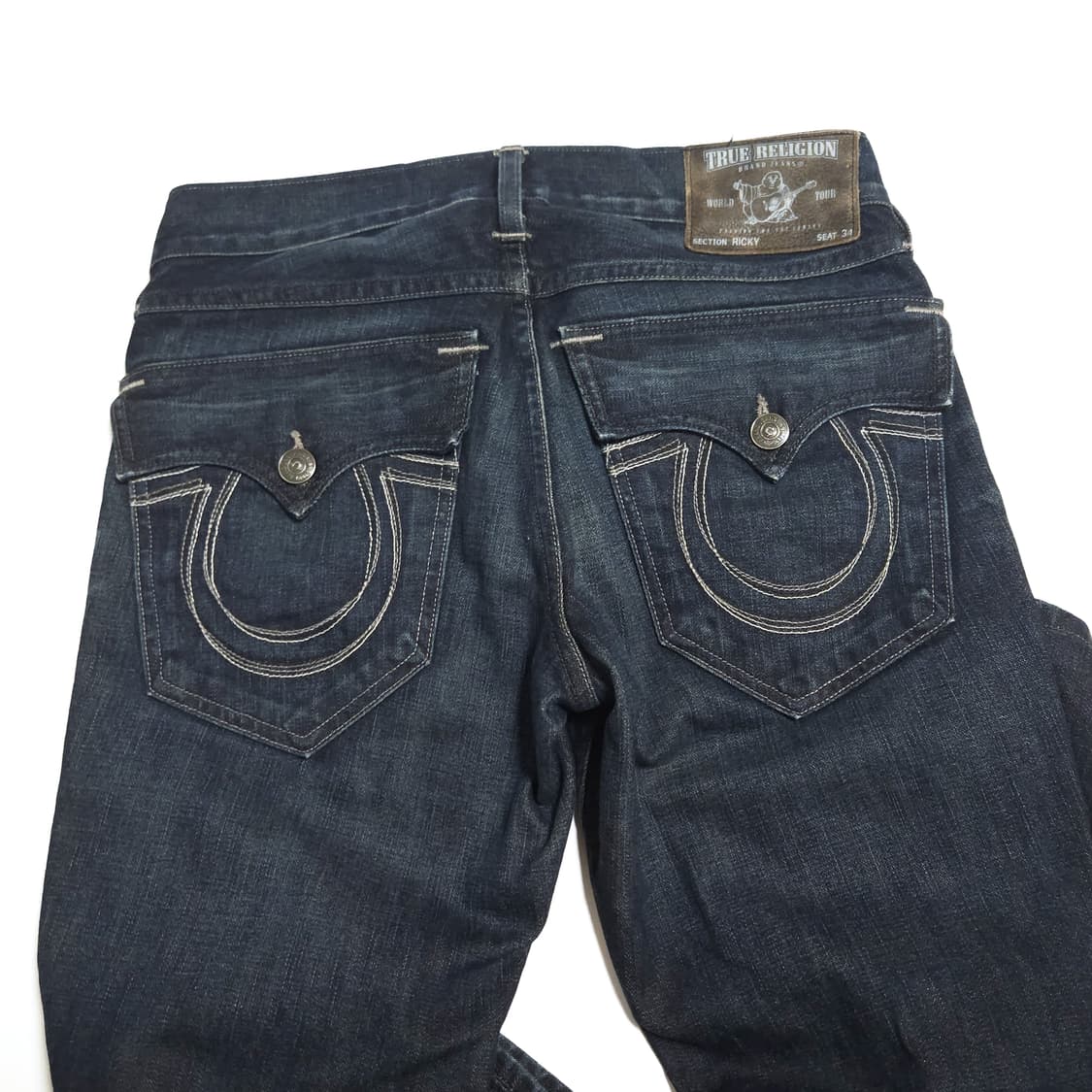 트루릴리전 USA 리키 스트레이트 워싱 데님 팬츠 상품이미지5