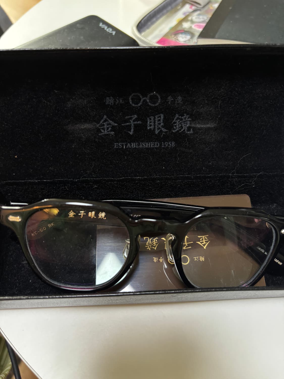 금자안경(kaneko optical) KC-60 BK 상품이미지2