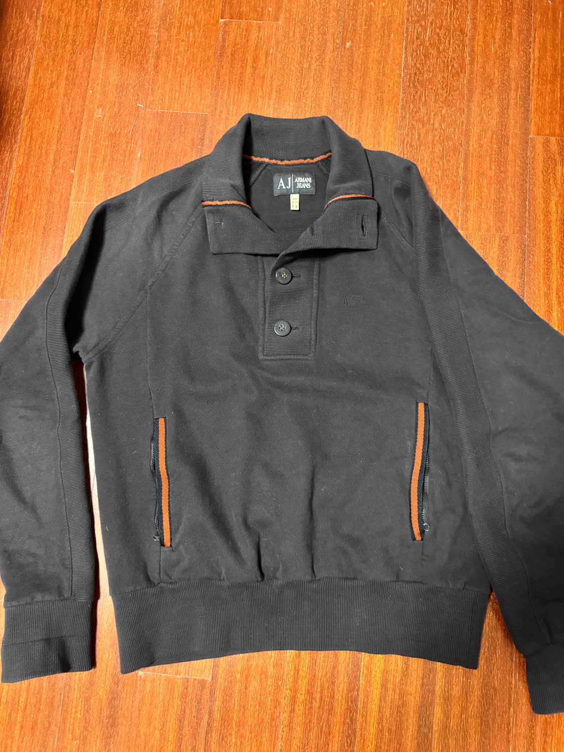 [L] 알마니 진스 반집업 스웻셔츠 상품이미지1