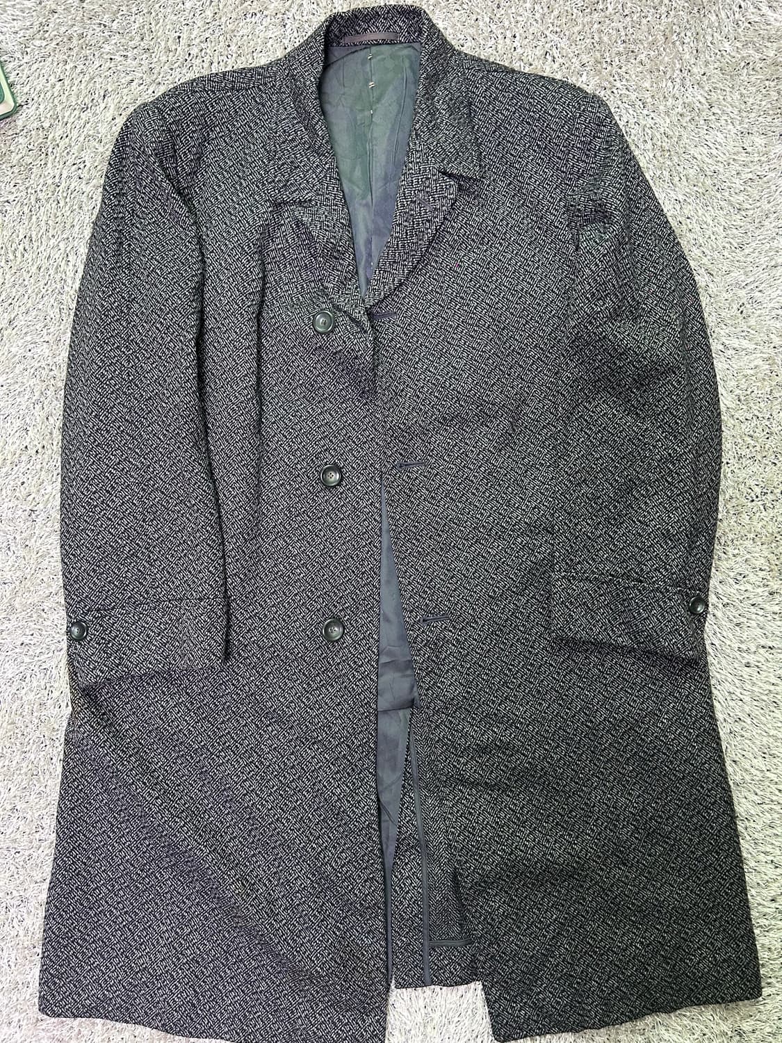 일제 해링본 코트 사이즈 105-110 상품이미지1