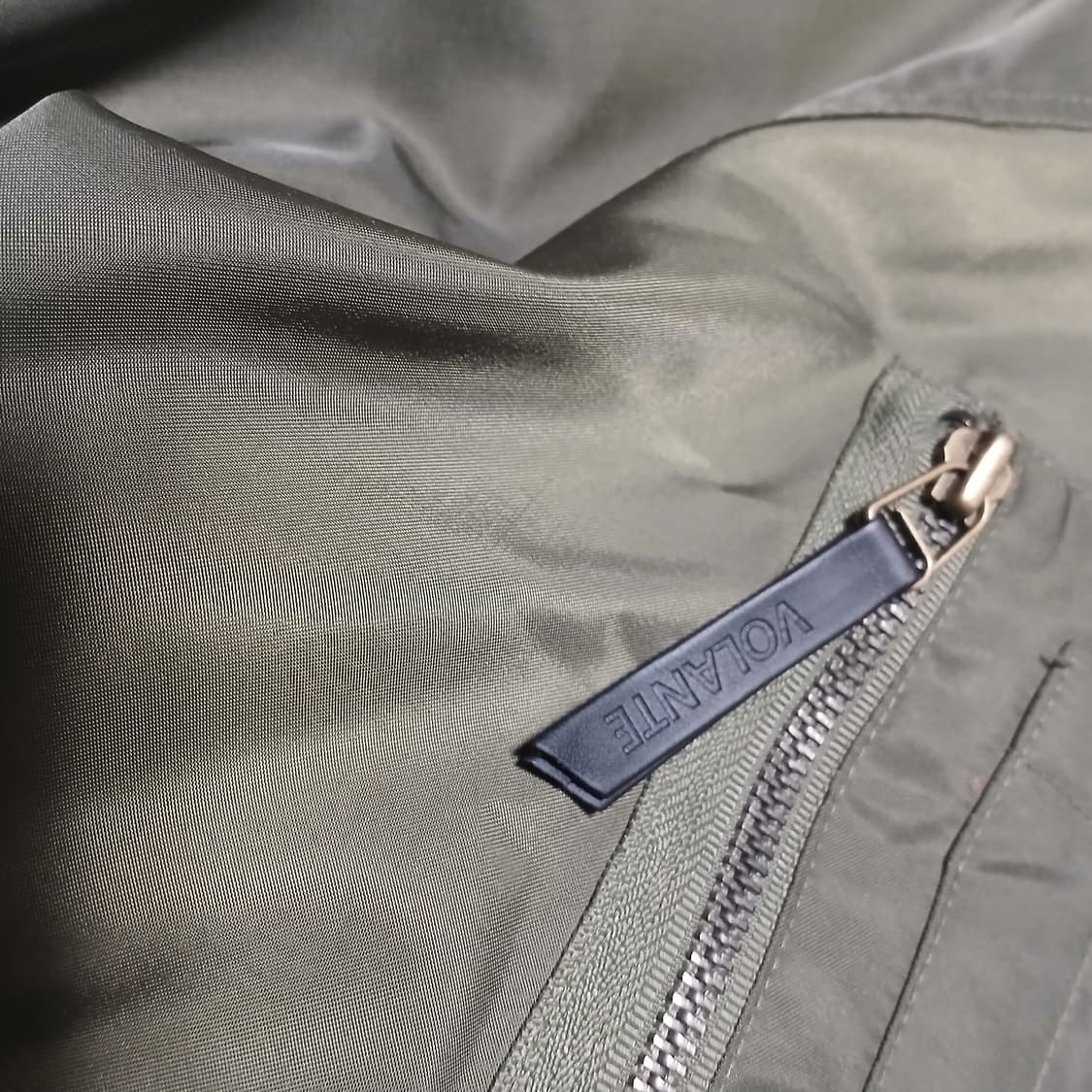 volante 볼란테 금장 항공점퍼 ma-1 패딩 카키 겨울 블루종 상품이미지6