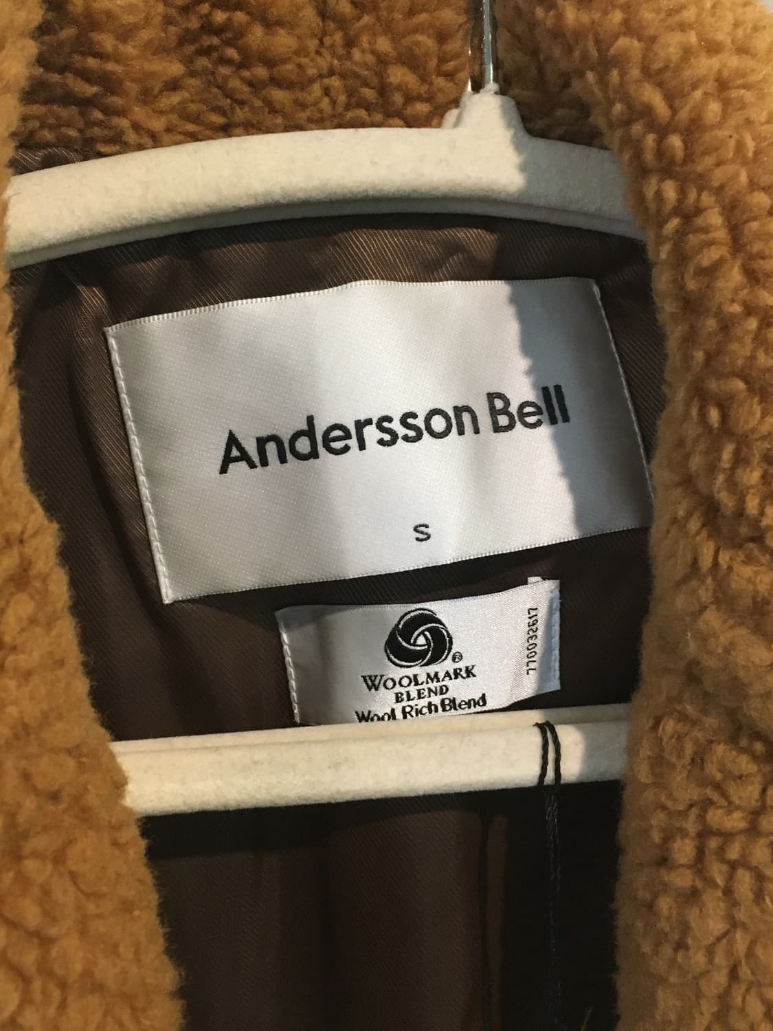 엔더슨벨 포 우먼 테디베어 울 더블 코트 상품이미지6