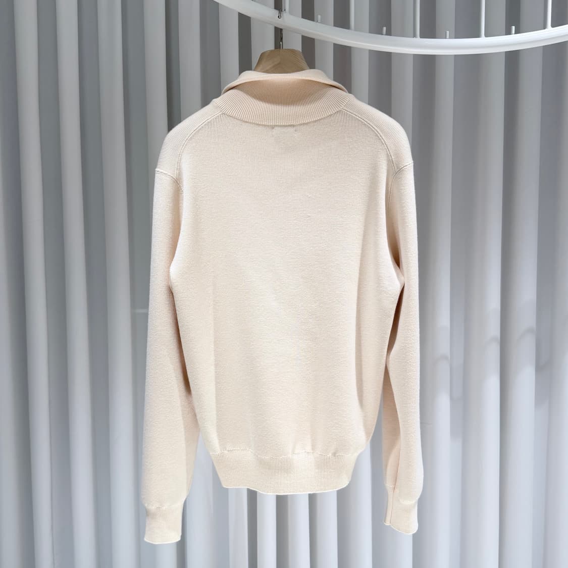 50 / 톰포드 블렌드 연핑크 하프집업 맨투맨 상품이미지5