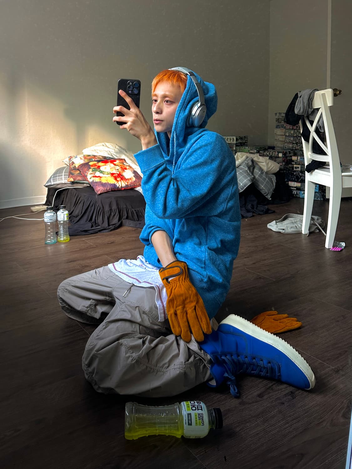 Converse 컬러 워시드 레트로 후드 상품이미지5