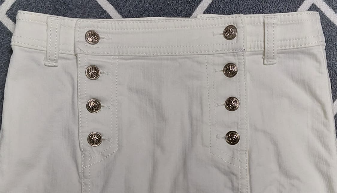 23 vingt-trois arrondissements 마린 버튼 스커트 상품이미지2