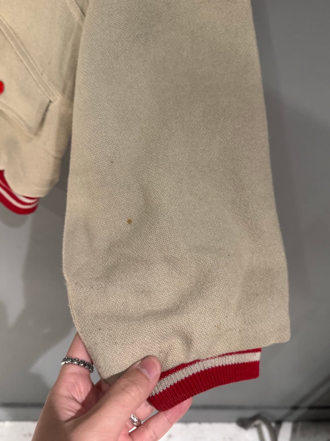 80s 아이스하키 빅토리 울 바시티자켓  상품이미지7