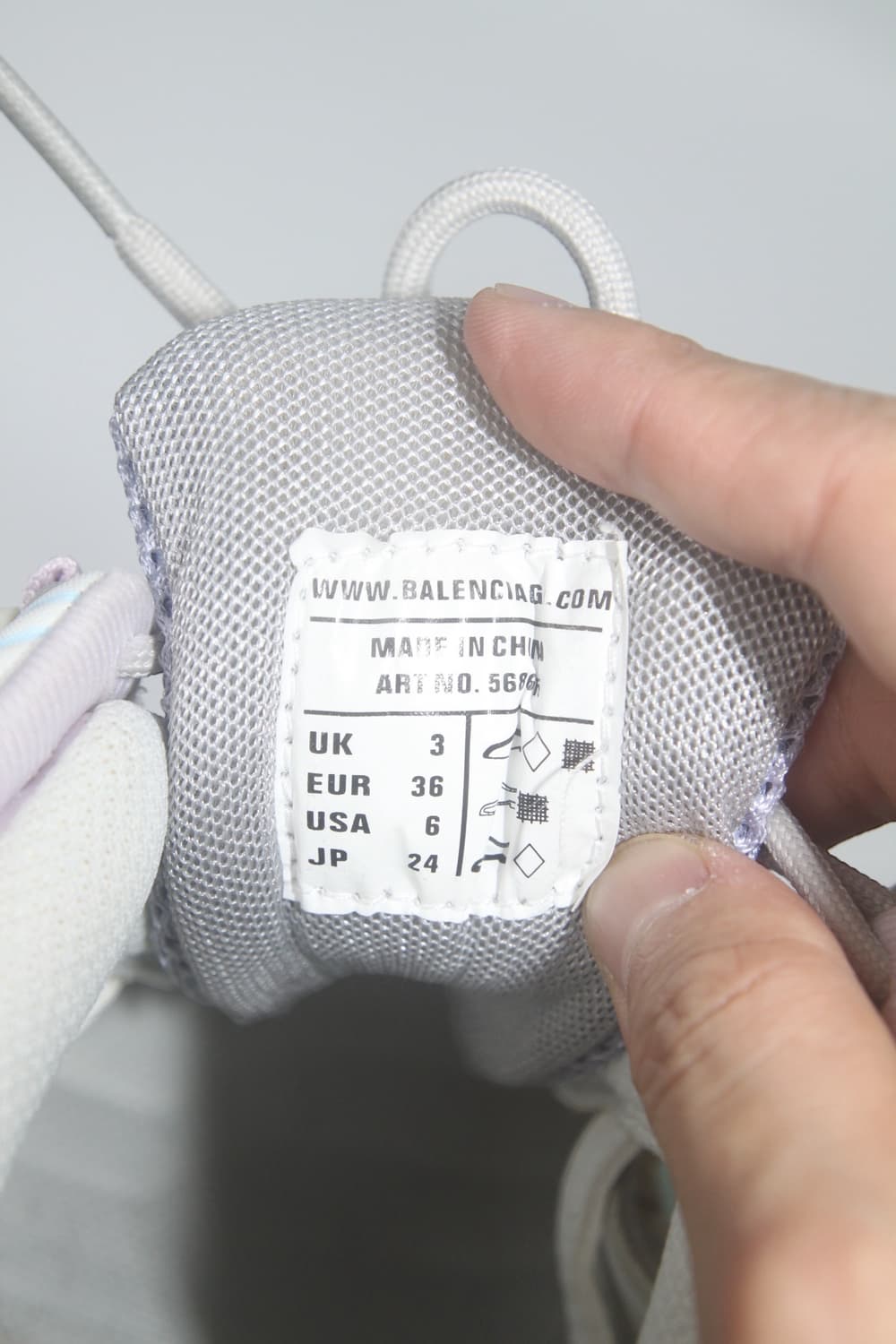 발렌시아가 트랙 2 스니커즈 솜사탕 36 상품이미지10