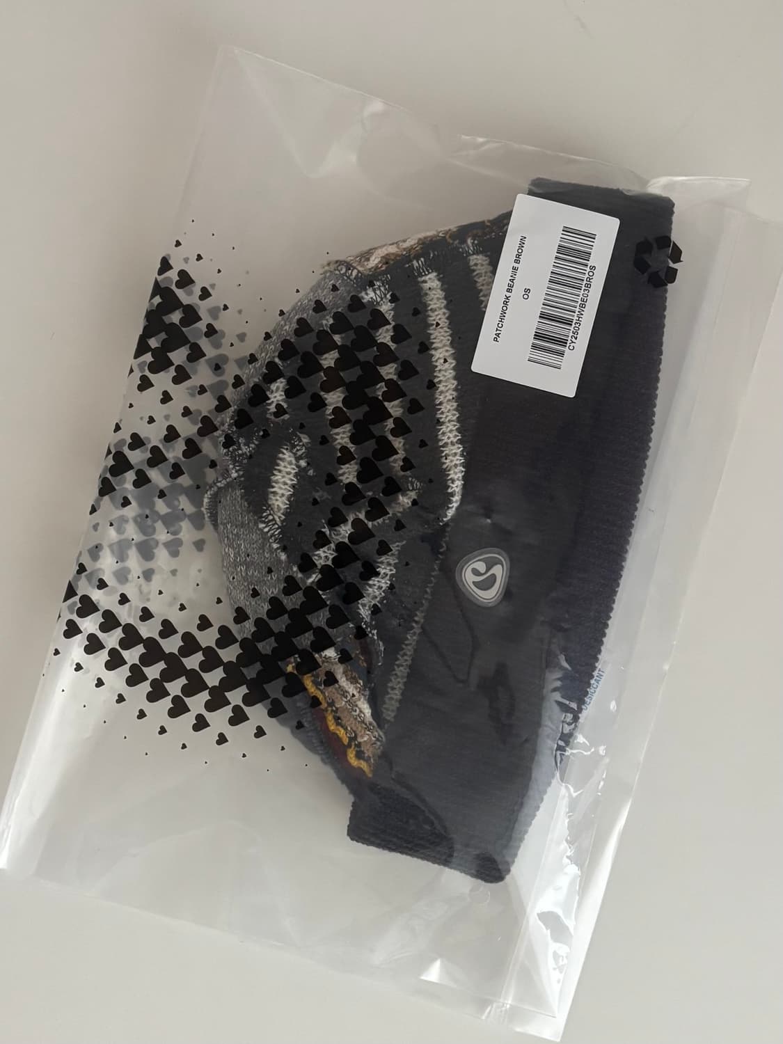 미개봉 새상품 코이세이오 패치워크 비니 브라운 상품이미지2