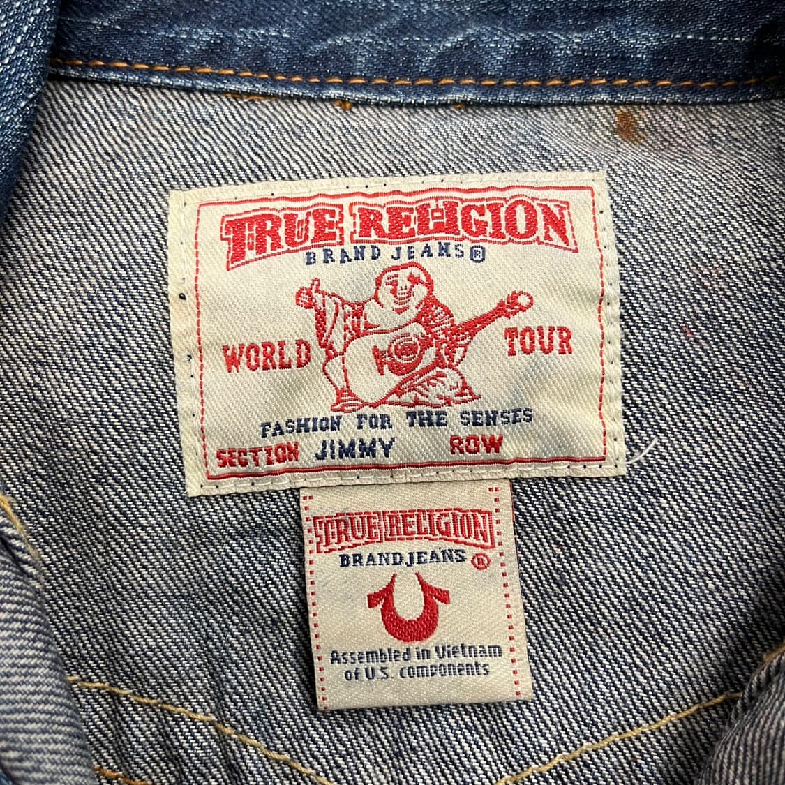 [정품] 트루릴리전 스티치 포켓 데님 자켓 b8 상품이미지6