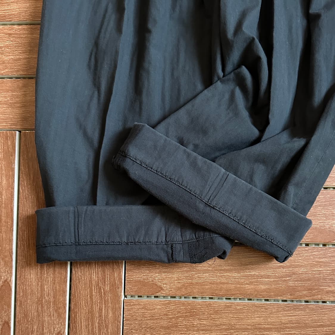 Issey miyake twopleats wide cotton pants 상품이미지5