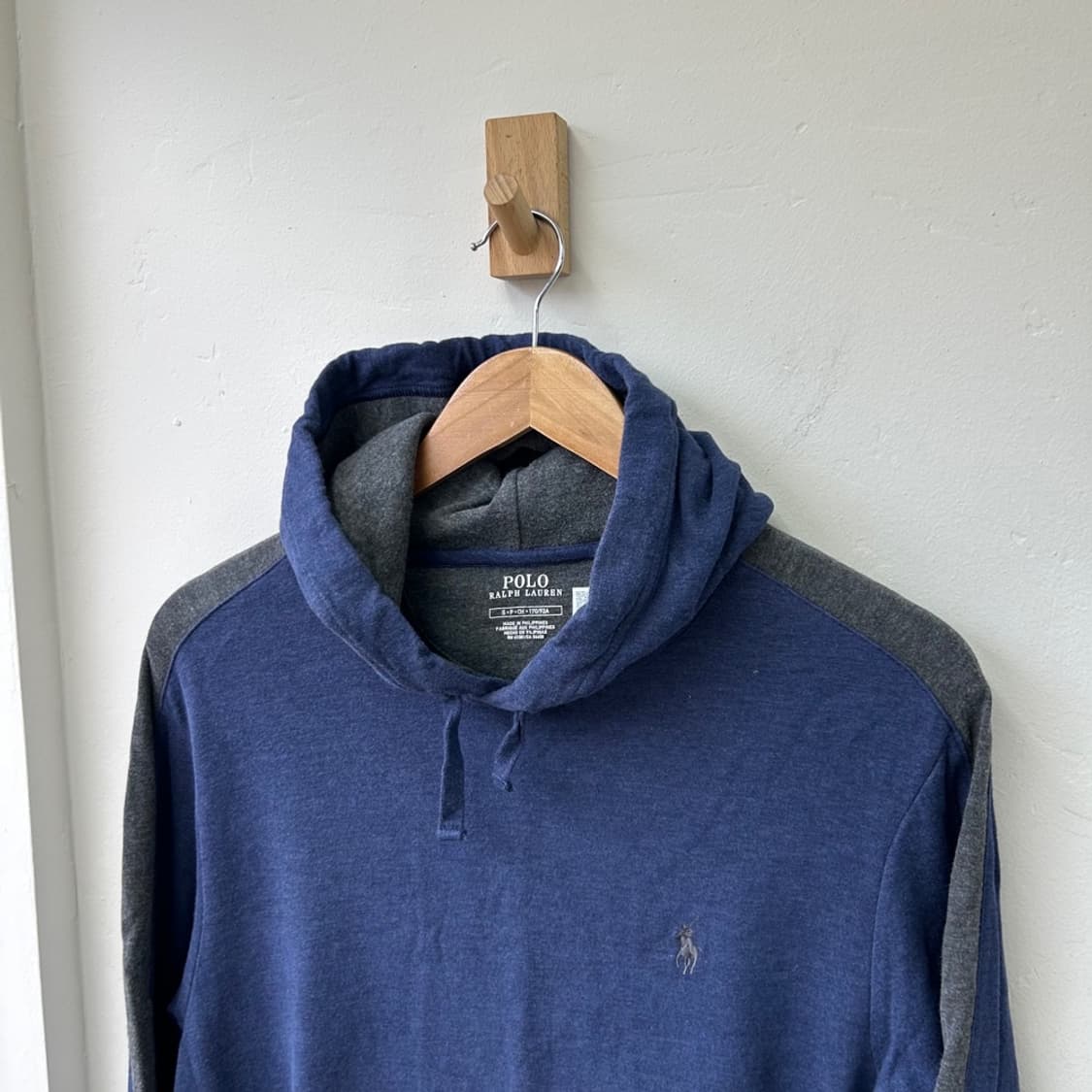 15834 - 폴로 랄프로렌 블루 후드티 상품이미지1