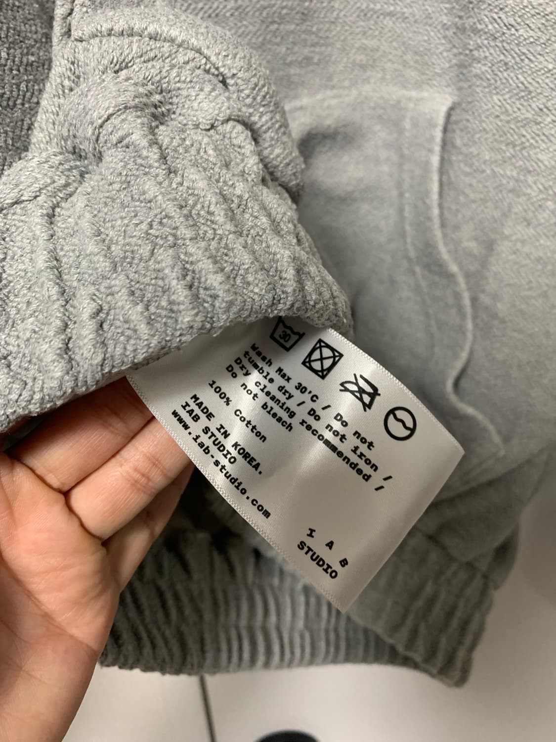 급처!!!)아이앱스튜디오 헤링본 후드티 상품이미지4