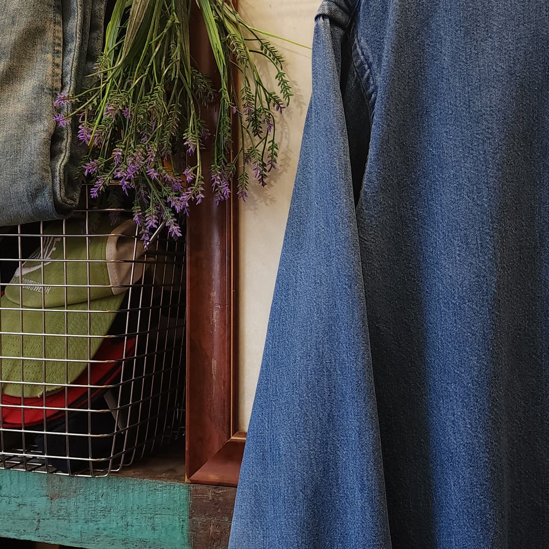 90s 폴로 컨트리 데님셔츠 헤비코튼 포니로고 L 상품이미지5