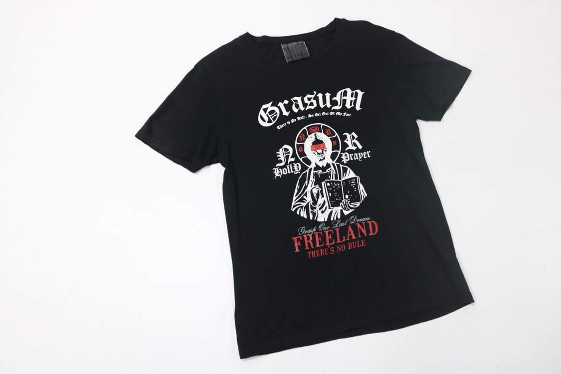 GRASUM 그라섬 빈티지 프린팅 반팔티 상품이미지2