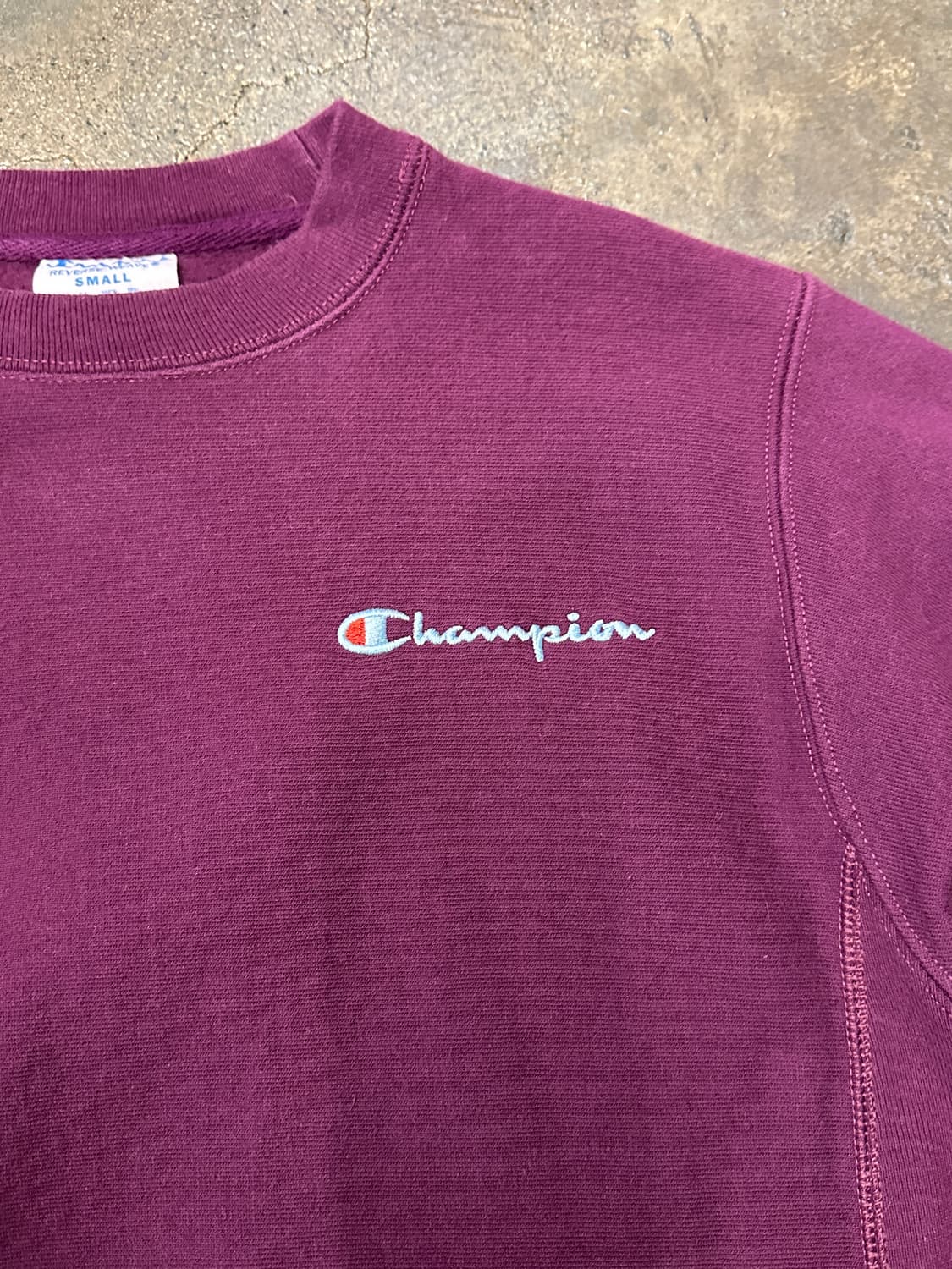 챔피온 리버스위브 스웻셔츠 버건디 S 상품이미지3