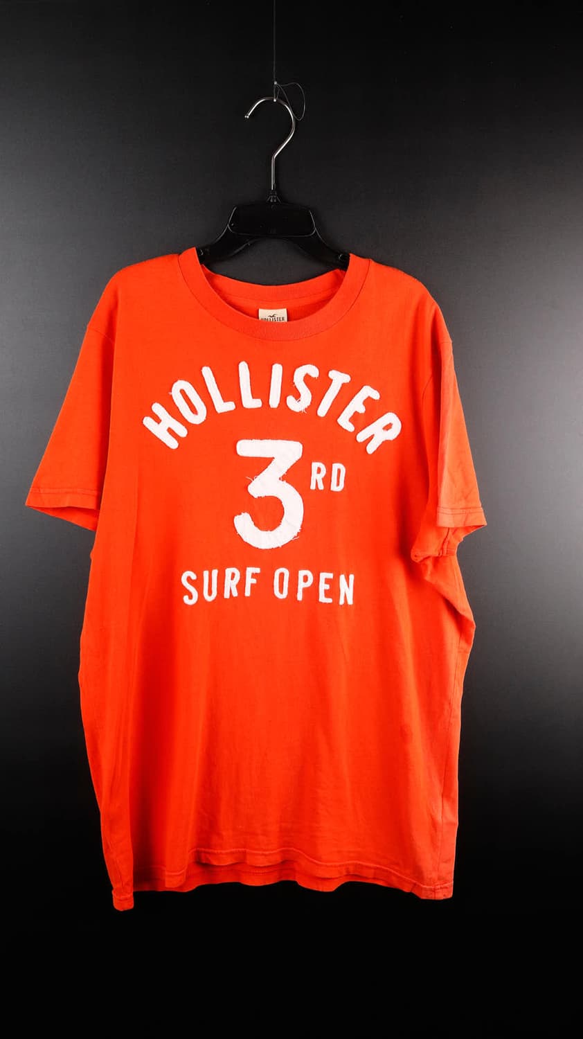홀리스터 주황 Y2K 티셔츠 상품이미지1