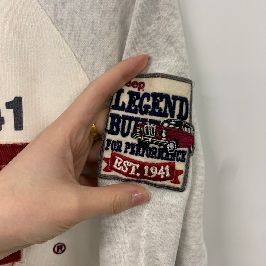 Jeep 지프 y2k 와투케 나그랑 맨투맨 상품이미지4