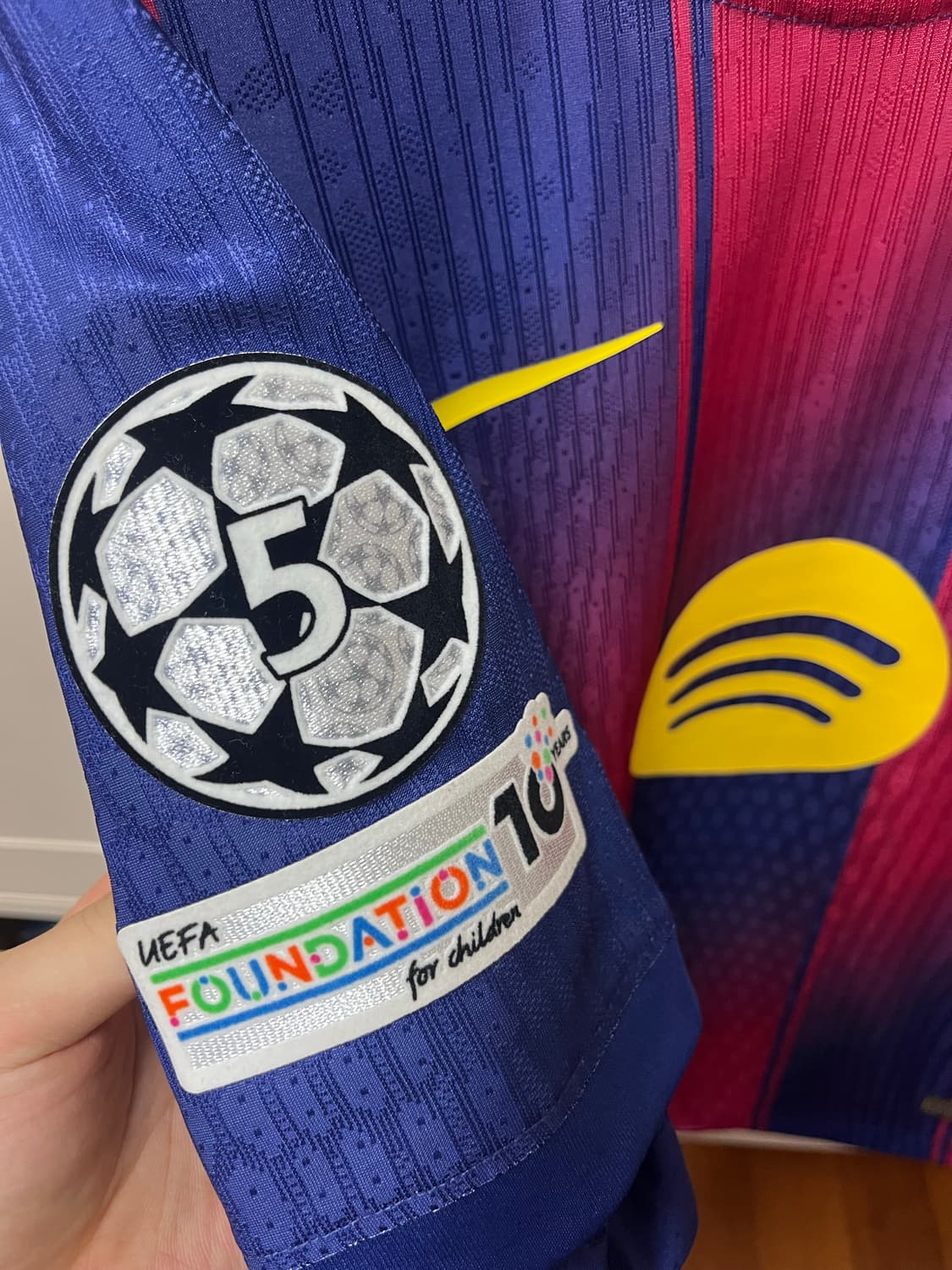 나이키 바르셀로나 25-26 에센틱 라민야말 유니폼 해외 M (무료배송) 상품이미지5