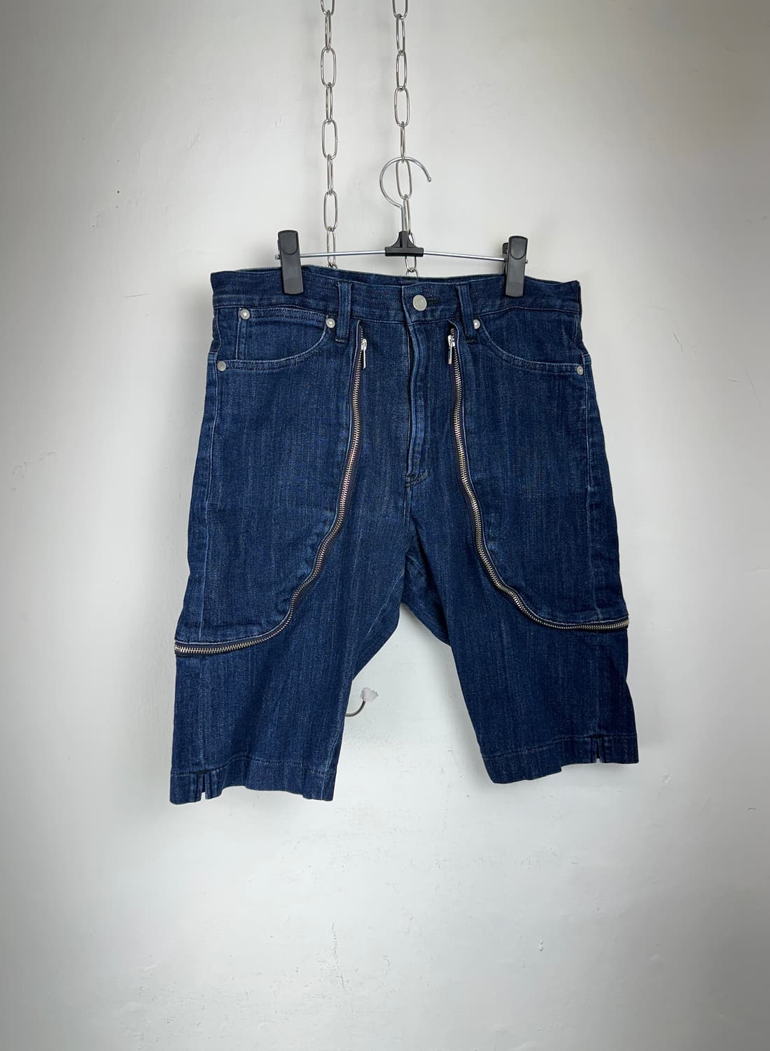 Lad Musician Zip Detail Denim Shorts 상품이미지4