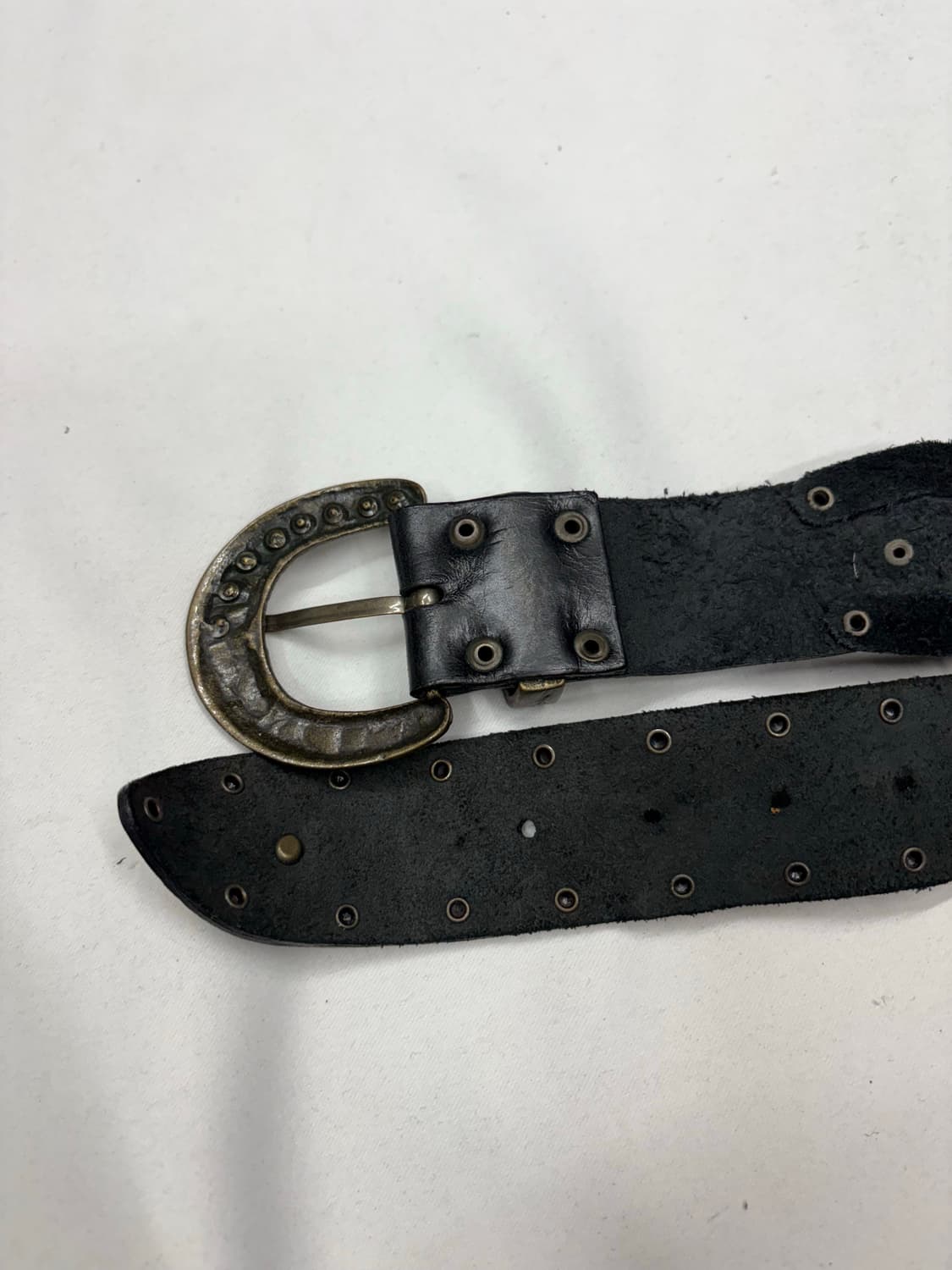 빈티지 웨스턴 웨이브 버클 벨트 상품이미지6