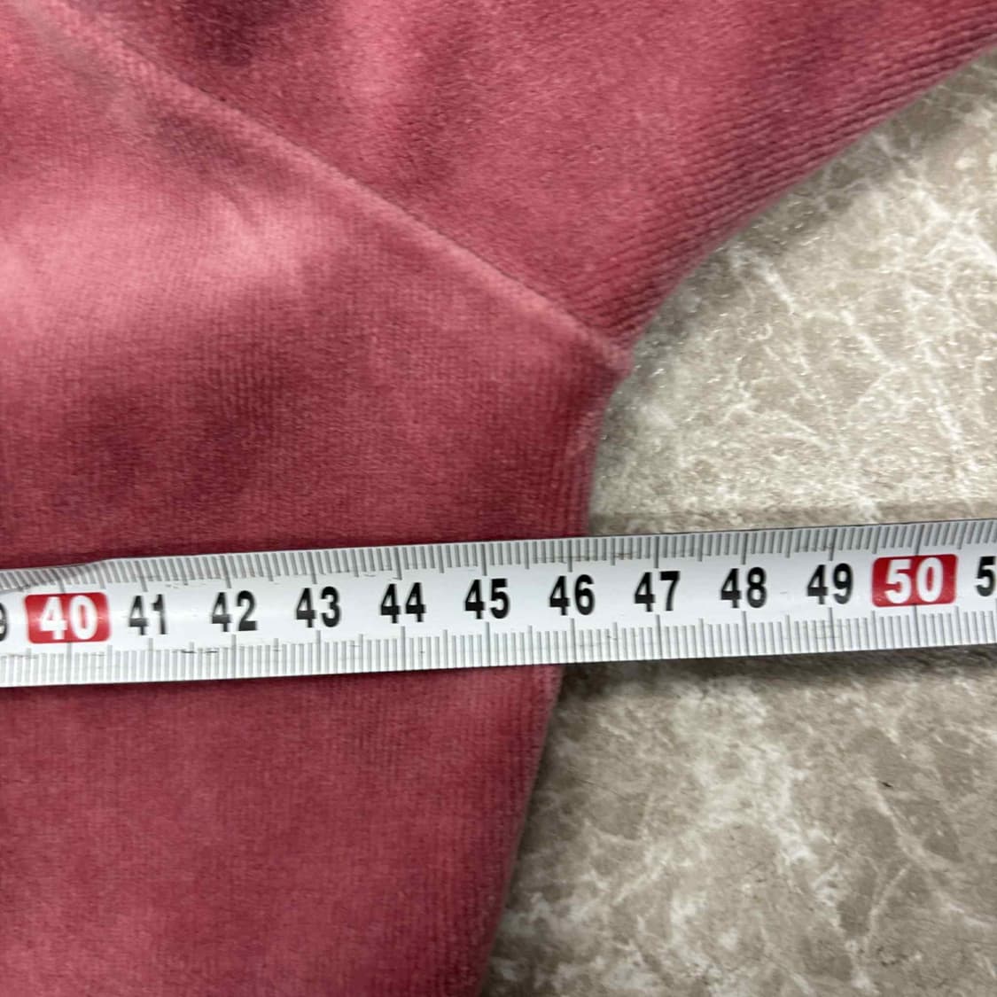 MLB 엠엘비 벨루어 벨벳 세미크롭 걸즈 후드집업 희귀져지(XS) 상품이미지7