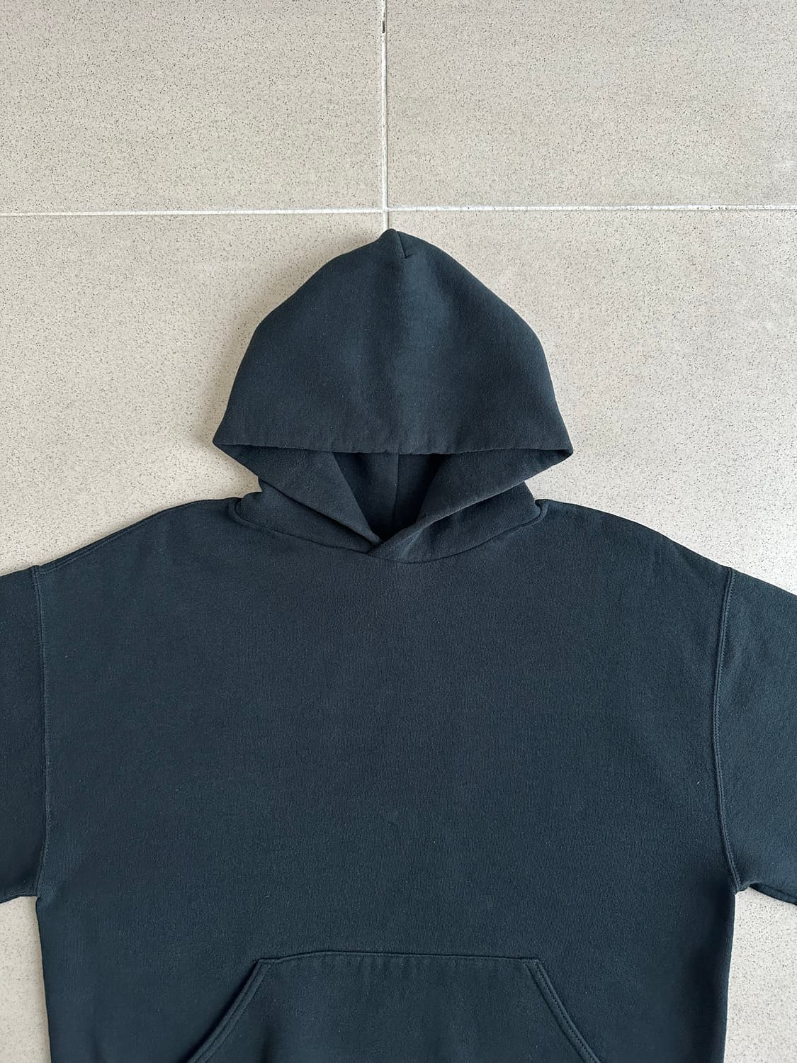 90s 빈티지 러셀 후드 블랙 L 상품이미지4