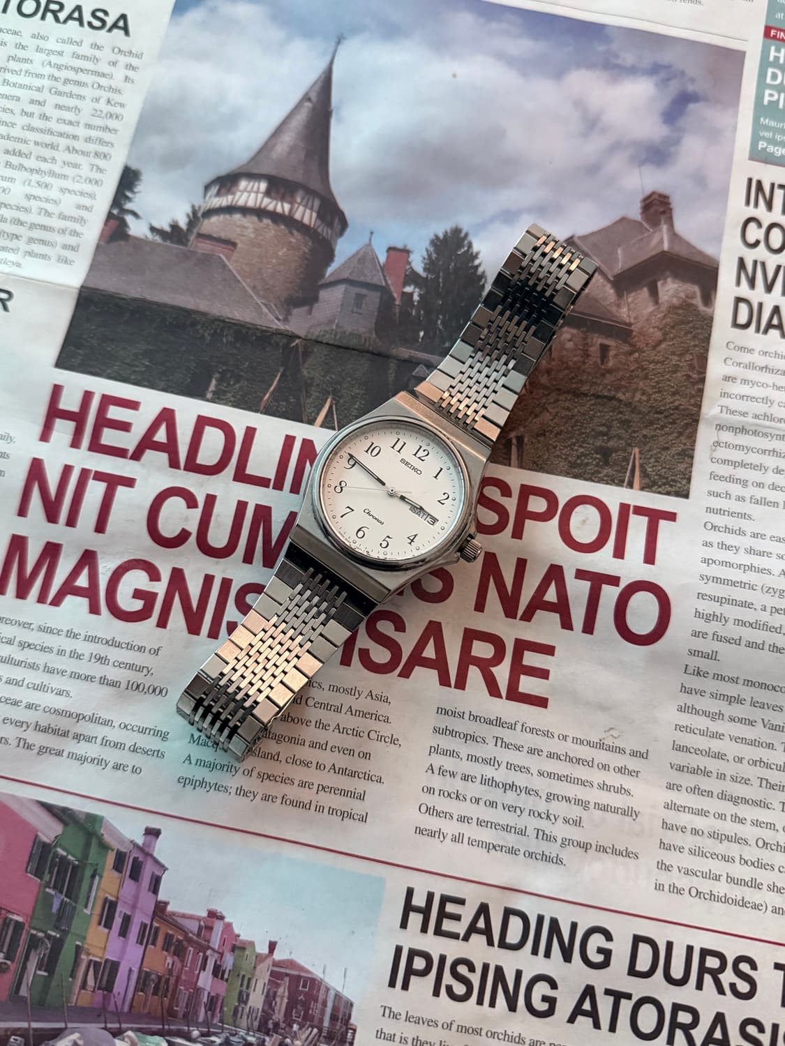 세이코 Seiko 쿼츠 크로노스 아라빅 상품이미지2