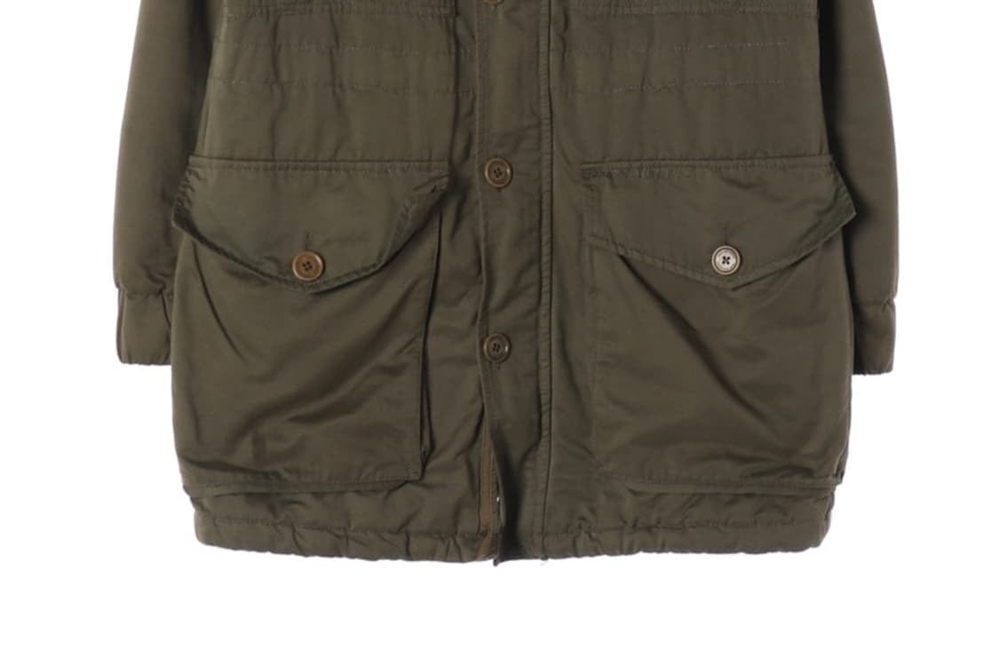 캘빈클라인진 카키 후드 안감 야상 자켓 XS 상품이미지6