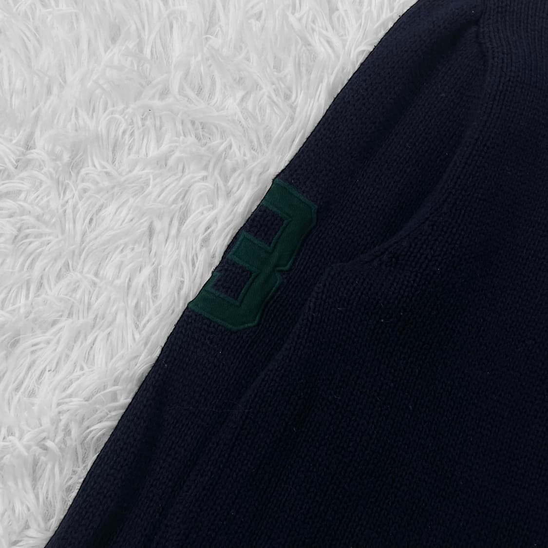 폴로 랄프로렌 빅포니 니트 집업 네이비 상품이미지4